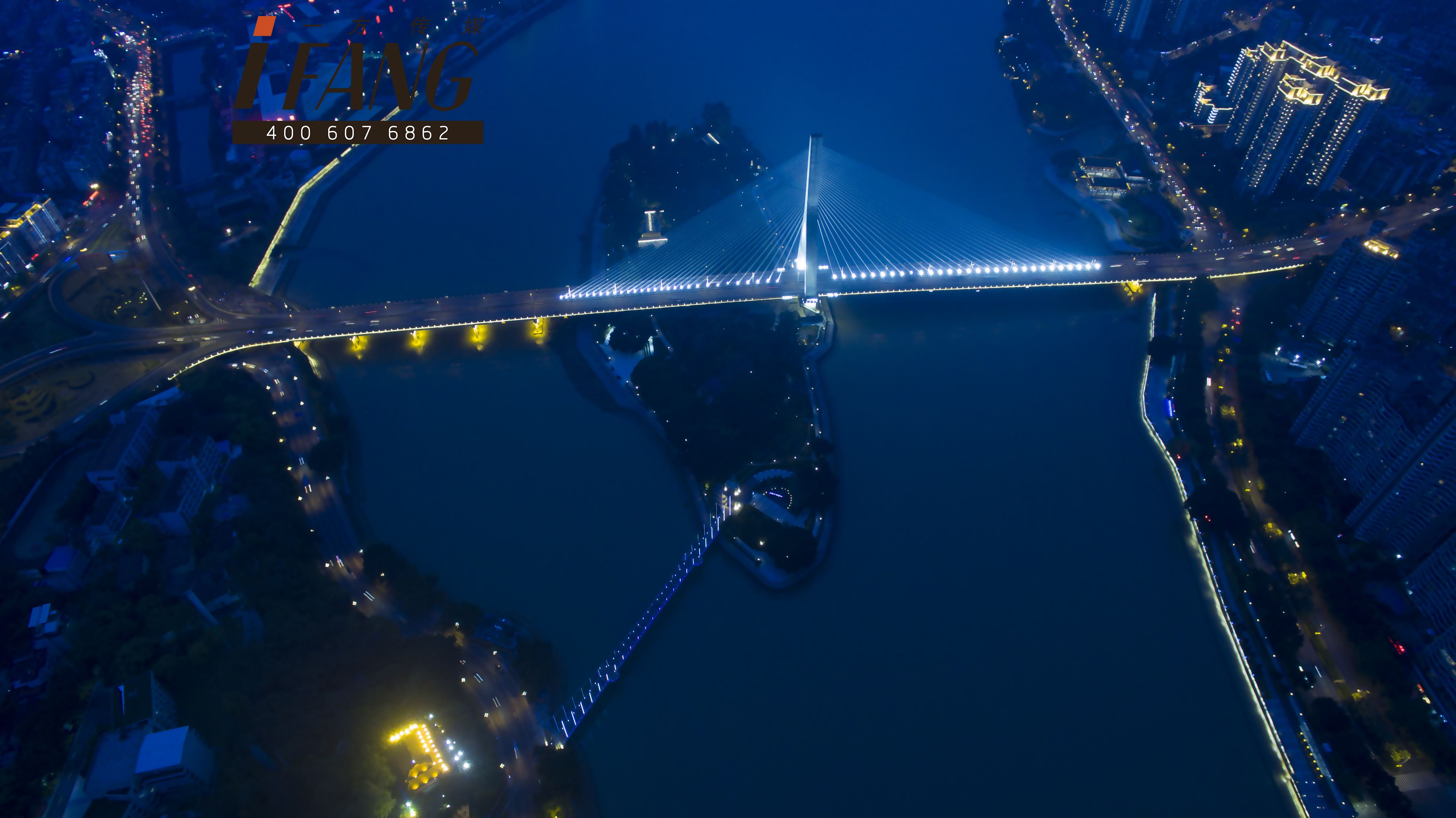 福州最有氣質大橋夜景航拍，美爆了!